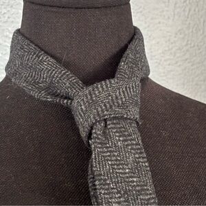 Grey/Black Tweed Wool Tie